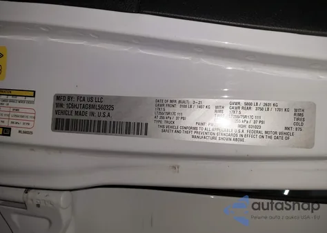 2021 Jeep Gladiator Willys 4X4 from USA, damaged, VIN 1C6HJTAG8ML560325